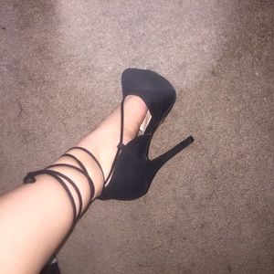 Laced heels